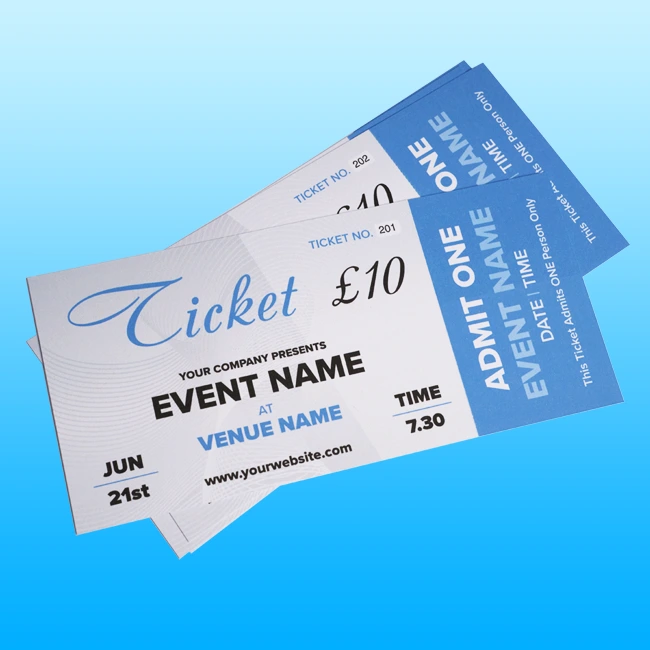 Tickets Printing Cambuslang